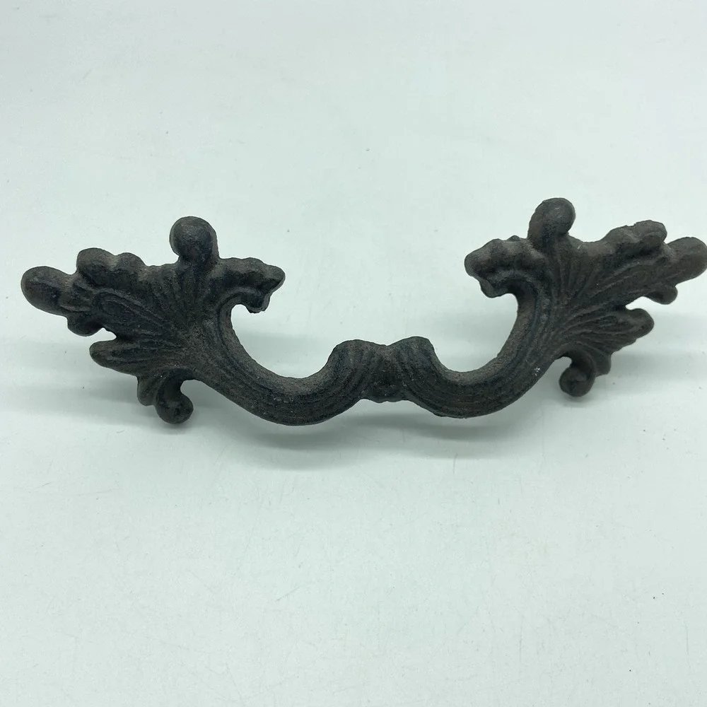 Wrought Iron Cabinet Handles 6.75